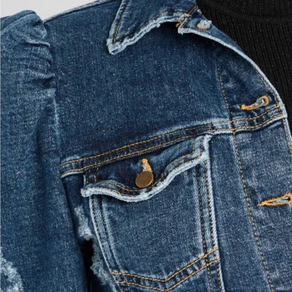 RETROFETE royal blue “Ada” jacket 
Only warn once size small - Picture 3 of 3